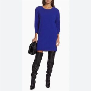 Frame Cashmere Blend
Strong Shoulder
Minidress In Blue Size
SP. NWOT
